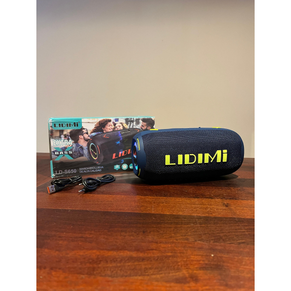Parlante Bluetooth LIDIMI S650 – 20W con Luces LED
