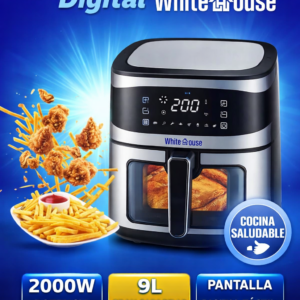 freidora de aire white house wh f26 – 9 litros, 2000w