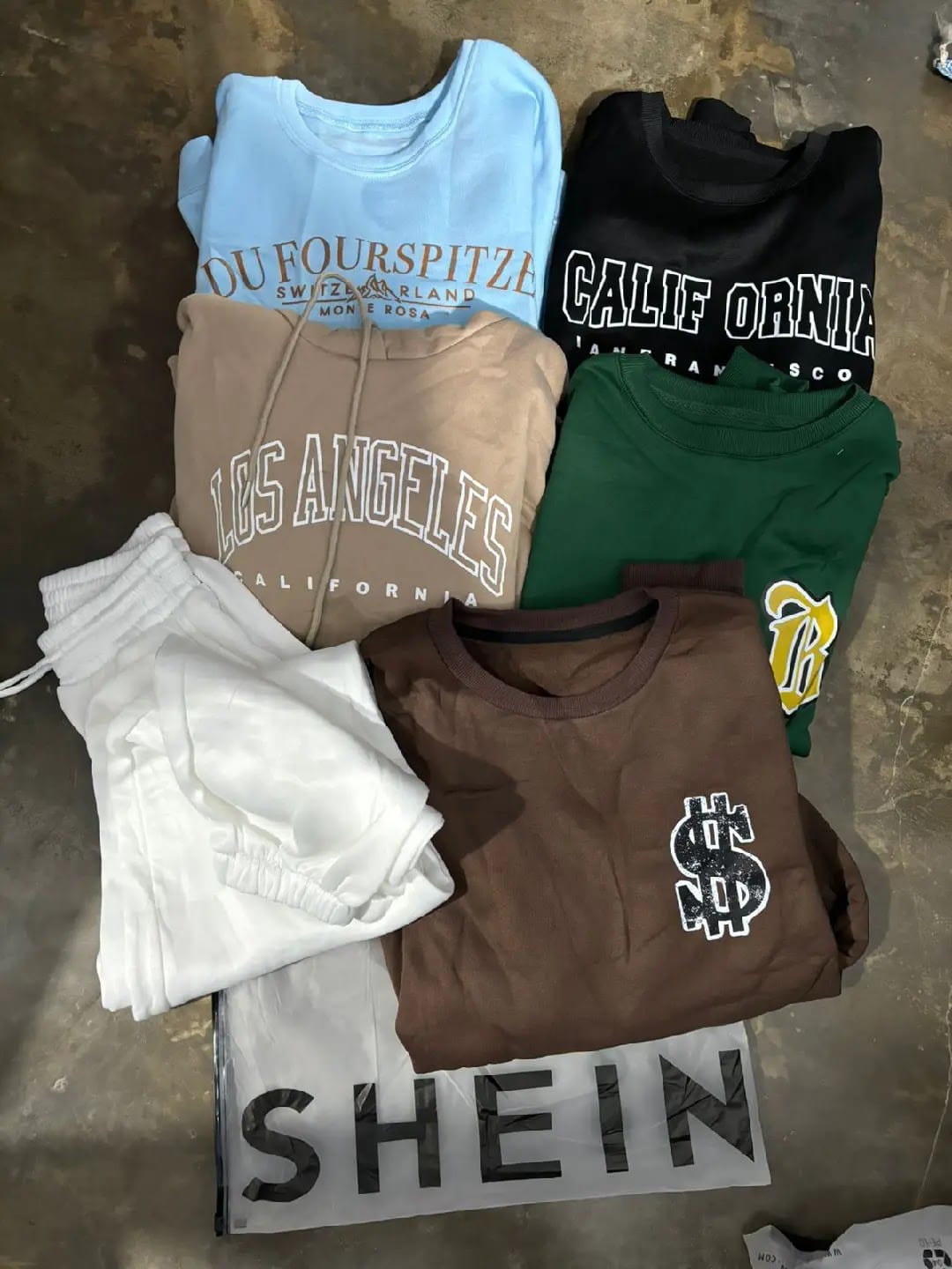 buzos canguro mix shein