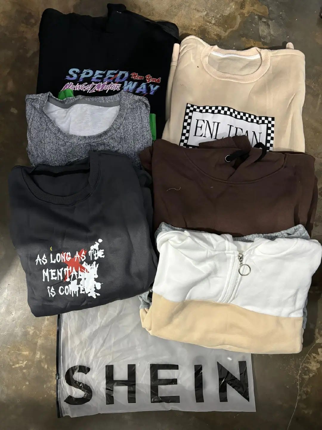 buzos canguro mix shein
