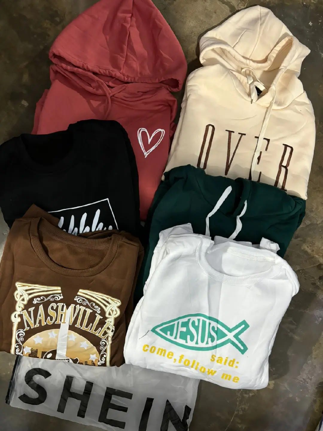 buzos canguro mix shein