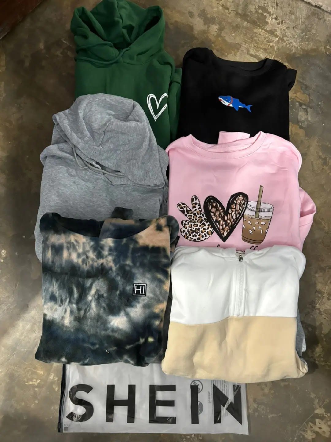 buzos canguro mix shein