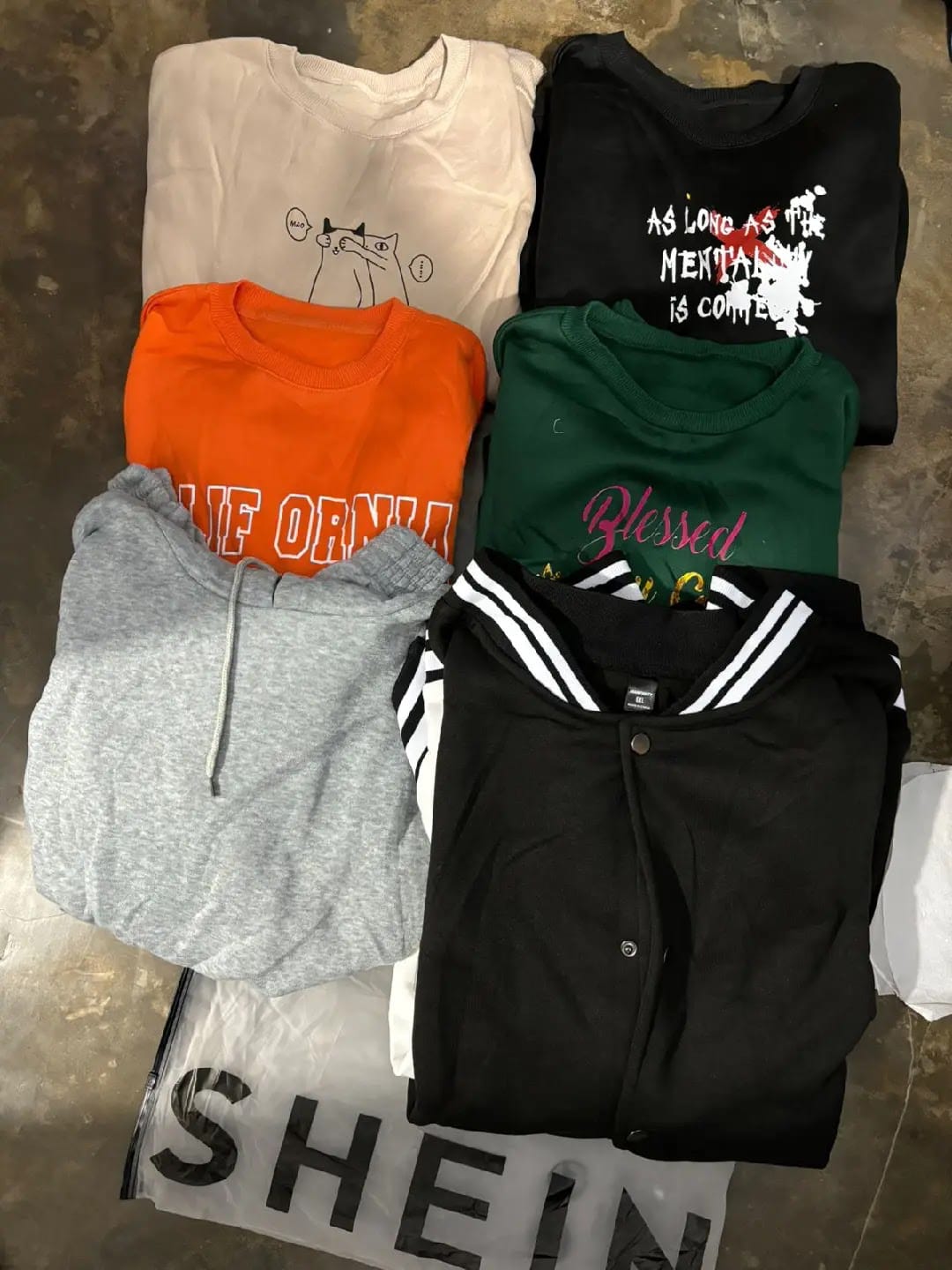 buzos canguro mix shein