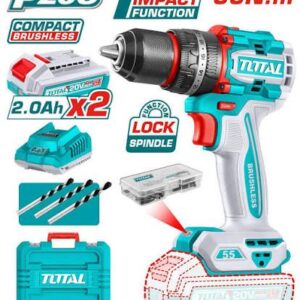 Taladro Atornillador Inalámbrico TOTAL 20V – Brushless