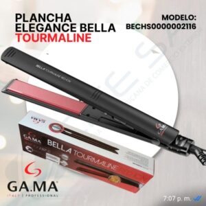 plancha alisadora elegance bella tourmaline ga.ma