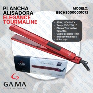 plancha alisadora elegance tourmaline gama