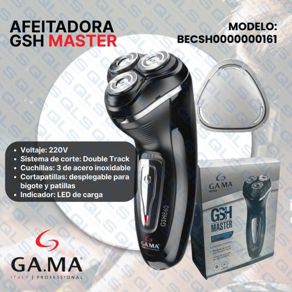 afeitadora eléctrica ga.ma gsh master
