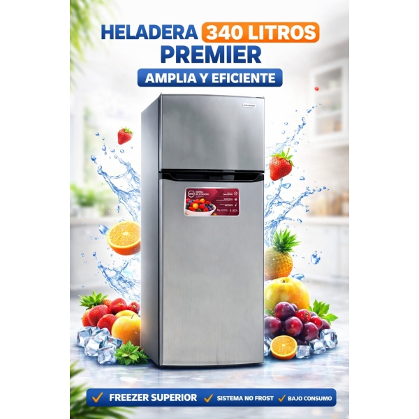 heladera premier 340 litros