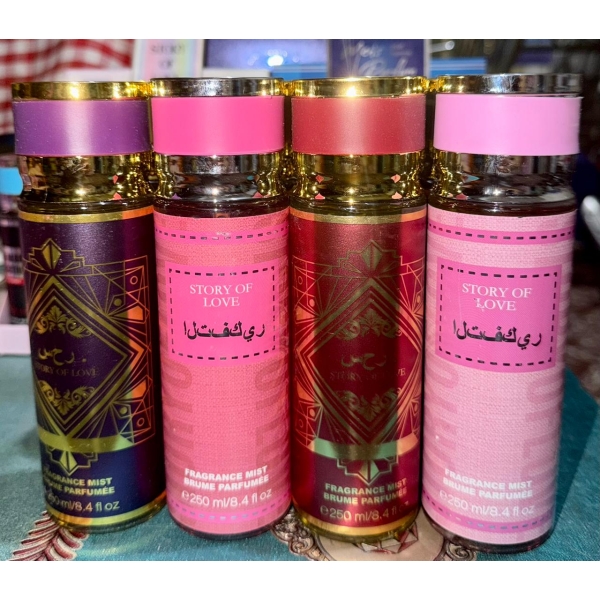 body splash árabes x12 unidades 250ml