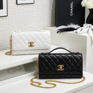 sobre bandolera premium chanel con caja