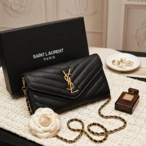 sobre bandolera premium ysl con caja