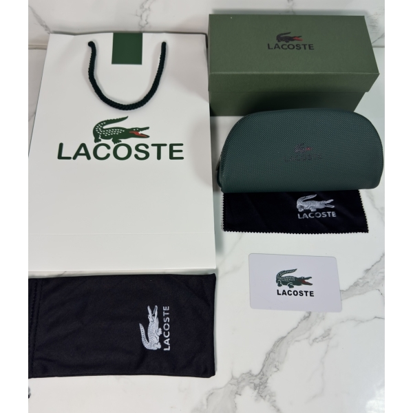 Lentes LACOSTE — Ref. LF-L233-0008 con el packaging mostrado en la fotografía