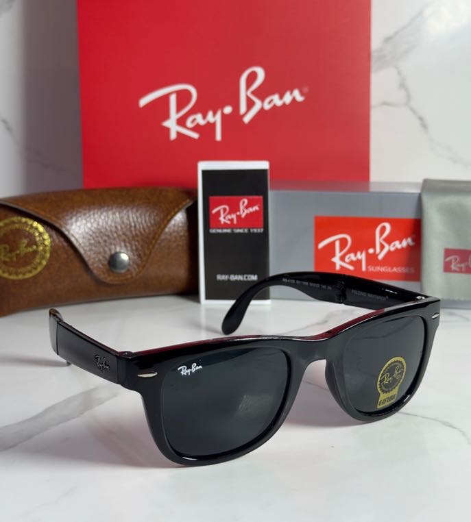 Lentes RAY-BAN — Ref. LF-L217-0458 con el packaging mostrado en la fotografía