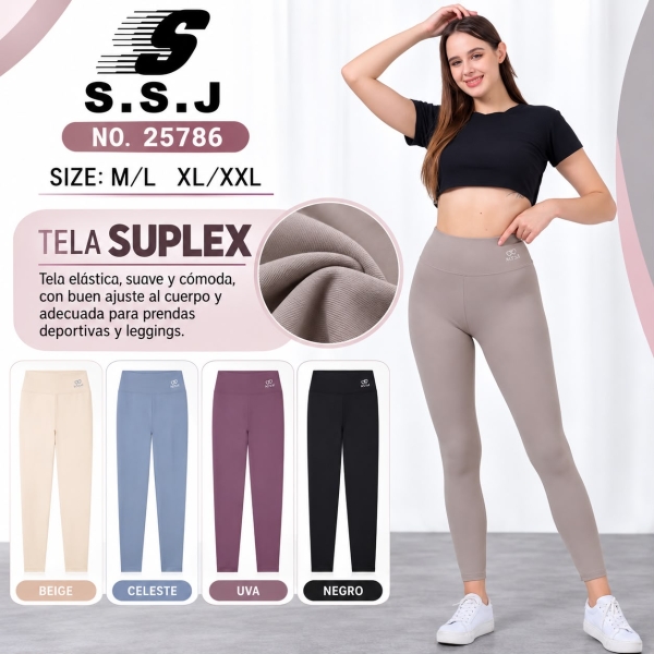 Leggings SSJ de tela suplex