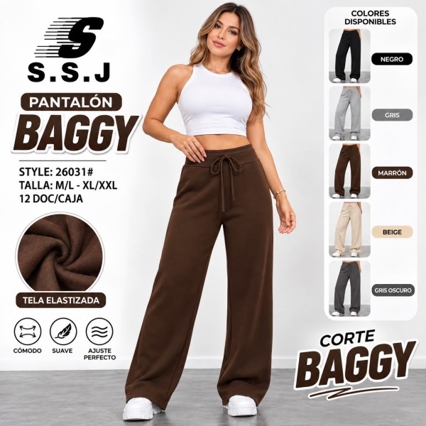 Pantalón baggy SSJ elastizado