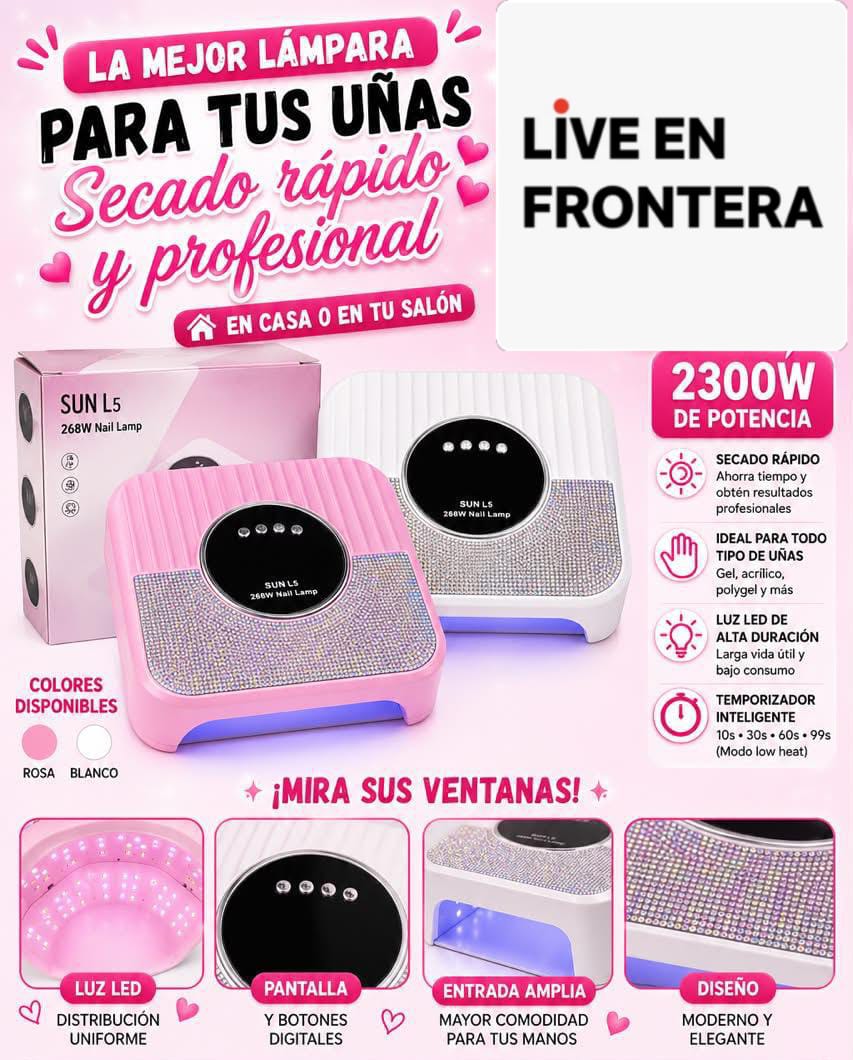 Lámpara de uñas LED/UV Sun L5