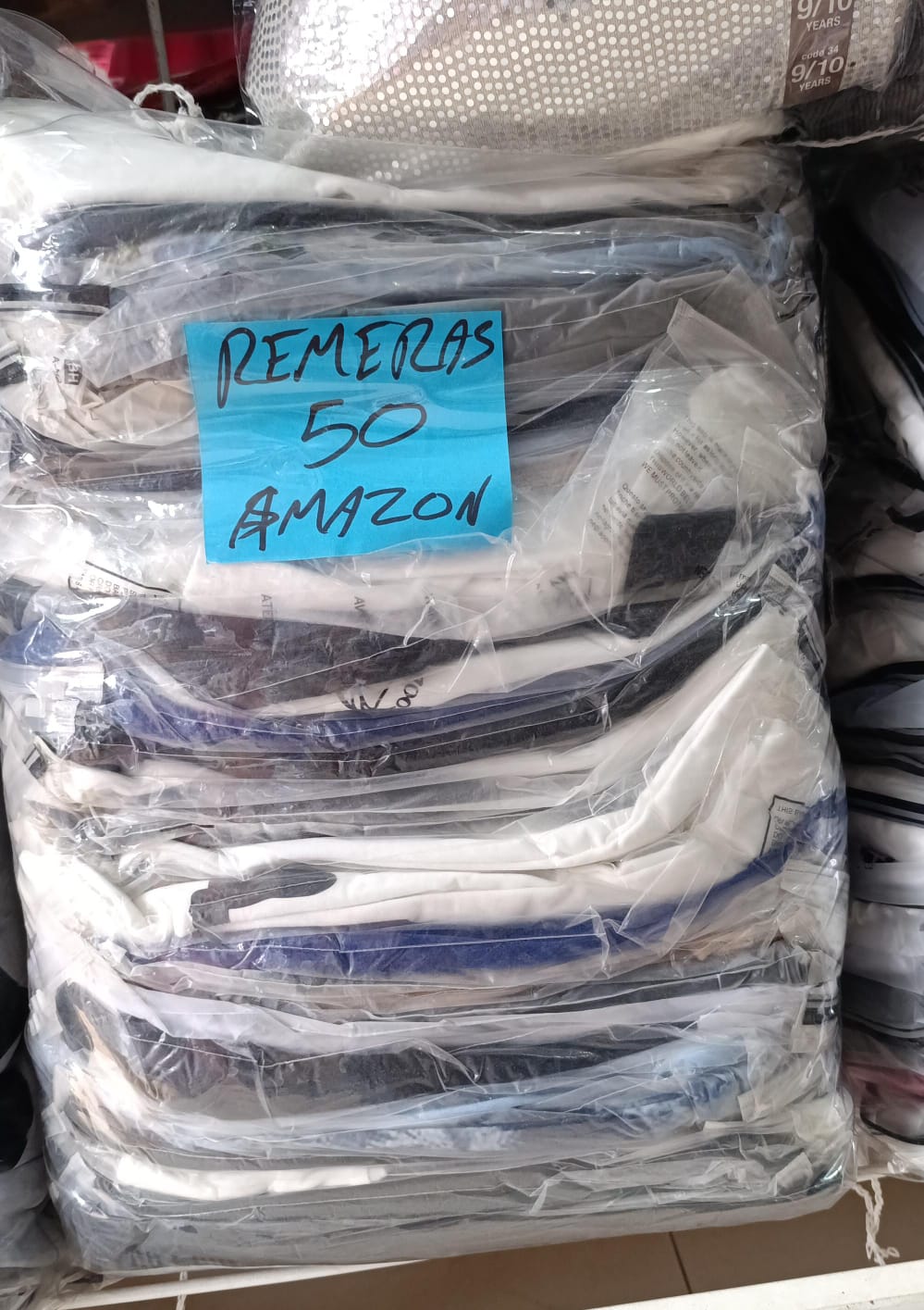Fardo de remeras Amazon x50