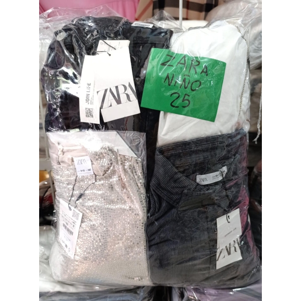 Fardo de ropa Zara de niño x25