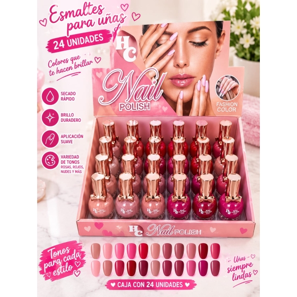 Esmaltes para uñas HC Nail Polish