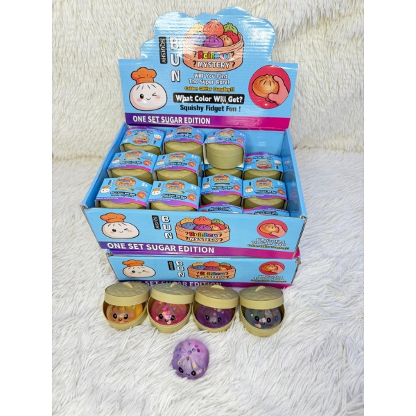 Juguete antiestrés squishy bollito al vapor Sugar Edition x24
