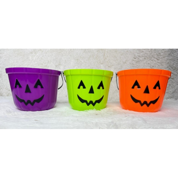Balde de Halloween para golosinas