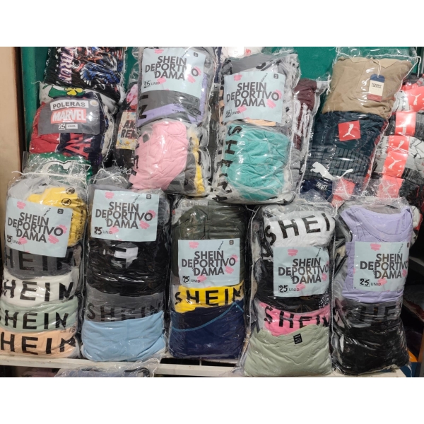 Fardo Shein de remeras para varón x25